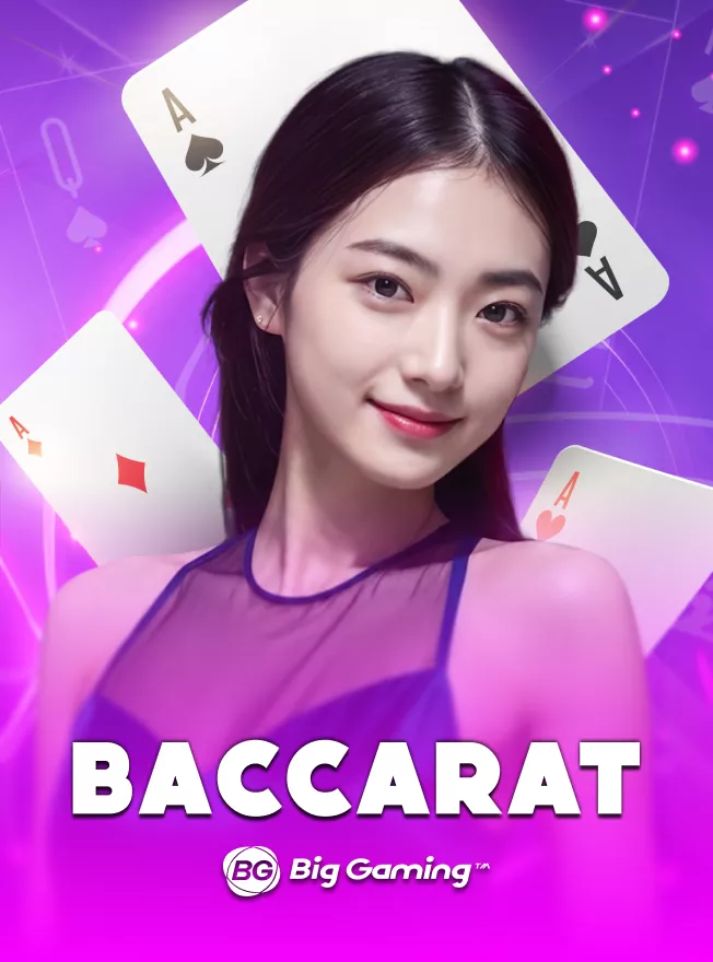 ภาพเกม Bacarrat จากค่าย BigGaming ในหน้ารวมเรื่อง 98m เครดิตฟรี 188